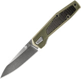 Gerber Fuse LinerLock Knife With Stonewash Stainless Blade 3.75 Inch Glass Filled Nylon Handle EDC Ready by Gerber