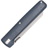Gerber Pledge Clip Linerlock Knife Bead Blast 7Cr17MoV Blade Blue Gray Handle EDC Durable by Gerber