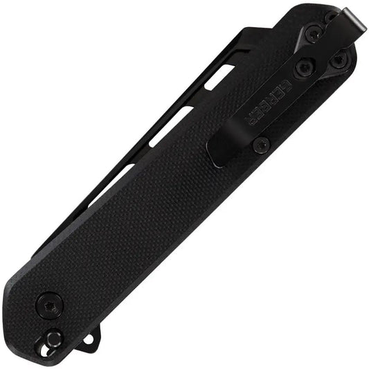 Gerber Pledge Spire Linerlock Assisted Opening EDC Knife For Outdoorsmen With D2 Blade Black G10 by Gerber
