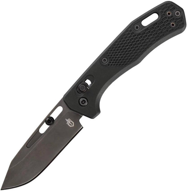 Gerber Assert Pivot Lock Knife Black S30V Blade with Thumb Stud Pocket Clip for EDC Enthusiasts by Gerber
