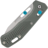 Gerber Assert Pivot Lock Knife Green Handle with S30V Satin Blade EDC Ready Compact EDC Tool by Gerber