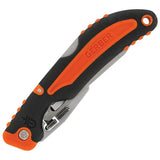 Gerber Vital Lockback Utility Knife With Exchangeable Blades 4 1/4in Closed Black Orange Handle Six Blades For Pros by Gerber