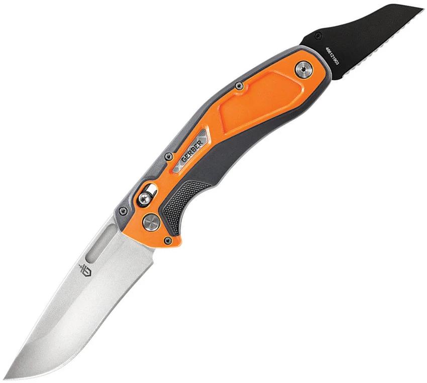Gerber Randy Newberg DTS Knife 30 001761 Rugged Outdoor Knife For Hunters Liner Lock 5in Closed 4in 440C by Gerber