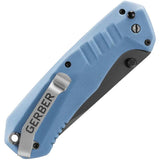Gerber Haul Plunge Lock Assisted Opening Knife Blue 3in Blade For EDC Outdoor Enthusiasts Rugged by Gerber