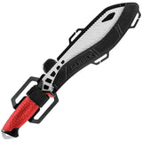 Gerber Versafix Machete Red 9in Stainless Blade Full Tang With Lanyard Hole Rugged Outdoor Survival Tool by Gerber