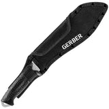 Gerber Versafix Machete Sawback 9In Stonewash Stainless Full Tang Blade For Outdoor Enthusiasts Belt Sheath by Gerber