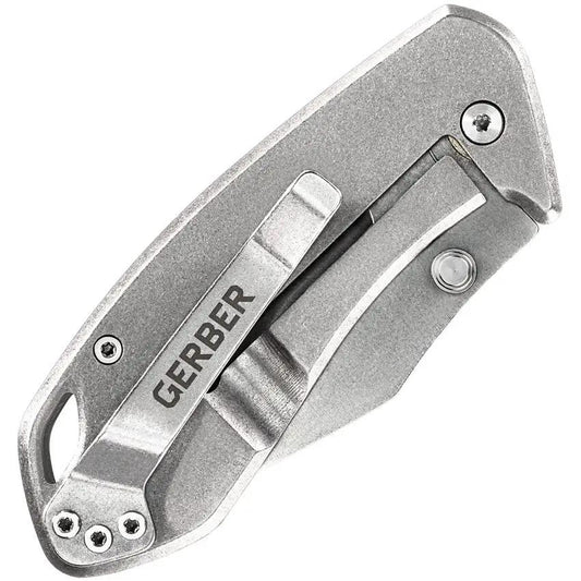 Gerber Kettlebell Framelock Knife Green Aluminum Handle Stonewash 7Cr17MoV Blade For EDC Enthusiasts by Gerber