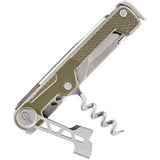 Gerber Armbar Cork GLD Multitool Versatile For Outdoor Enthusiasts With Gold Aluminum Handle And Corkscrew Lever Arm by Gerber