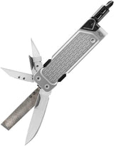 Gerber Lockdown Driver Multitool With Pocket Clip Two Sided Quarter Inch Bits And Replaceable Blade by Gerber