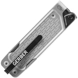 Gerber Lockdown Driver Multitool With Pocket Clip Two Sided Quarter Inch Bits And Replaceable Blade by Gerber