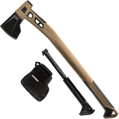 Gerber Bushcraft Axe Coyote Outdoor Handle Storage Rugged by Gerber