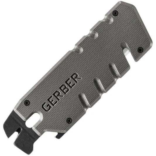 Gerber Prybrid Utility MultiTool With Replaceable Blade And Bottle Opener 4.25 Inch Gray G10 For DIYers And Outdoors by Gerber