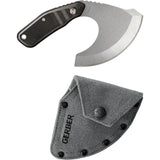 Gerber Downwind Ulu Knife Black Gray G10 Full Tang 4.5in Blade Rugged Outdoors Enthusiasts by Gerber
