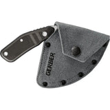 Gerber Downwind Ulu Knife Black Gray G10 Full Tang 4.5in Blade Rugged Outdoors Enthusiasts by Gerber