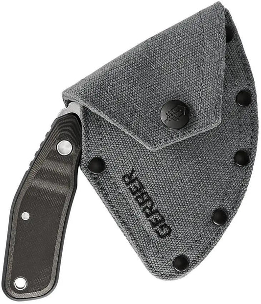 Gerber Downwind Ulu Knife Six Point Five Inch Stonewash 7Cr17MoV Blade Full Tang G10 Handle For Outdoor Enthusiasts by Gerber