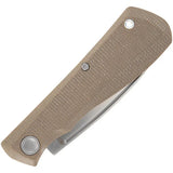 Gerber Mansfield Slip Joint Knife With D2 Satin Blade Natural Canvas Micarta Handle For EDC Enthusiasts by Gerber