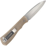 Gerber Mansfield Slip Joint Knife With D2 Tool Steel Blade And Natural Canvas Micarta Handle For Outdoor Enthusiasts by Gerber