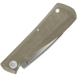 Gerber Mansfield Slip Joint Knife For EDC Durable Green Micarta Handle D2 Tool Steel Blade 4.25 Inch Closed by Gerber