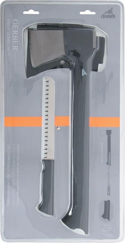 Gerber Gator Combo Axe II Forged Steel Head With Saw Magnet Included For Outdoor Campers by Gerber