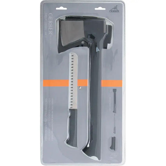 Gerber Gator Combo Axe II Forged Steel Head With Saw Magnet Included For Outdoor Campers by Gerber