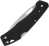 Gerber LST Lockback Knife Bead Blast 3.5in Closed 2.5in Blade 420HC Drop Point Black Glass Filled Nylon Handle EDC by Gerber
