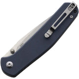 Ganzo Knives Linerlock G6804-GY - Blue-Gray G10 Handle, 3.5 Inch Stonewash Blade, 8Cr14MoV by Ganzo Knives