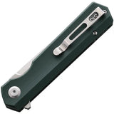 Ganzo Knives Firebird Linerlock Green FH11-GB - D2 Satin Blade, Green G10 Handle, Extended Tang by Ganzo Knives