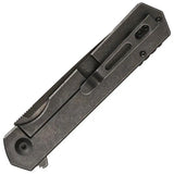 Ganzo Knives Firebird Framelock - Black Stonewash D2 Blade With Extended Tang And Pocket Clip by Ganzo Knives