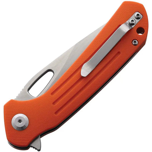 Ganzo Knives Firebird Linerlock Orange FH921-OR - D2 Satin Blade, Orange G10 Handle, Extended Tang by Ganzo Knives