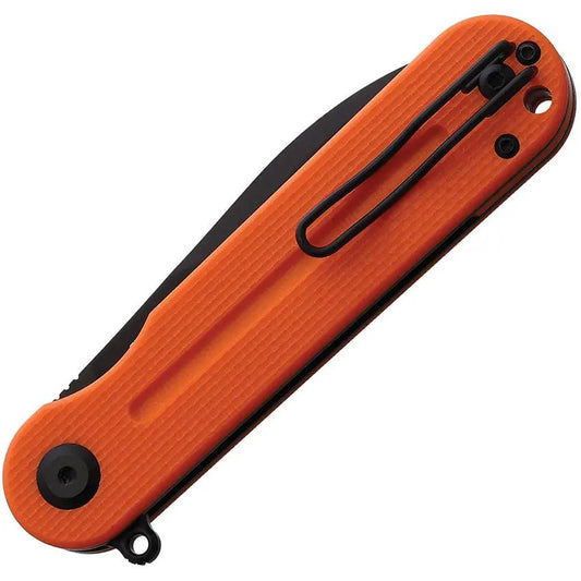 Ganzo Knives Firebird Linerlock - Orange G10 Handle D2 Blade Four and a Quarter Inch Closed with Extended Tang by Ganzo Knives