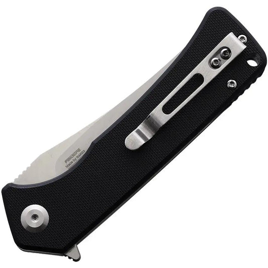 Ganzo Knives Firebird Linerlock Black FH923BK - D2 Tool Steel Clip Point Blade Black G10 Handle by Ganzo Knives
