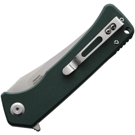 Ganzo Knives Firebird Linerlock Green FH923GB - Satin D2 Blade With Green G10 Handle And Extended Tang by Ganzo Knives