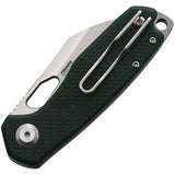 Ganzo Firebird Linerlock Green FH924-GB - D2 Satin Blade With Green G10 Handle And Pocket Clip by Ganzo Knives