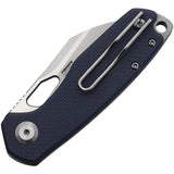 Ganzo Knives Firebird Linerlock Gray - D2 Satin Blade with Gray G10 Handle, Thumb Pull, Pocket Clip by Ganzo Knives