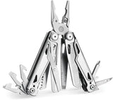 Ganzo Knives Multi Tool G303 - 15 In 1 Stainless Steel Pliers With Saw Blade And Wire Cutter by Ganzo Knives