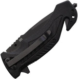 Ganzo Knives Linerlock Red G628-RD - Durable 3.5 Inch 440 Stainless Drop Point Blade with Red Aluminum Onlay by Ganzo Knives