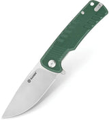 Ganzo Knives G769 Linerlock Green - D2 Tool Steel Drop Point Blade With Green G10 Handle by Ganzo Knives