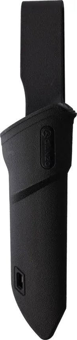 Ganzo Knives Fixed Blade Black G807BK - Satin Finish 9Cr14MoV Blade With Black TPR Handle by Ganzo Knives