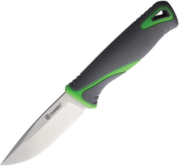Ganzo Knives Fixed Blade Gray/Green G807GY by Ganzo Knives