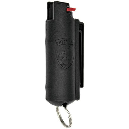 Guard Dog Quick Action Pepper Spray - 16 Foot Range With UV Dye In Black ABS Case And Keyring by Guard Dog