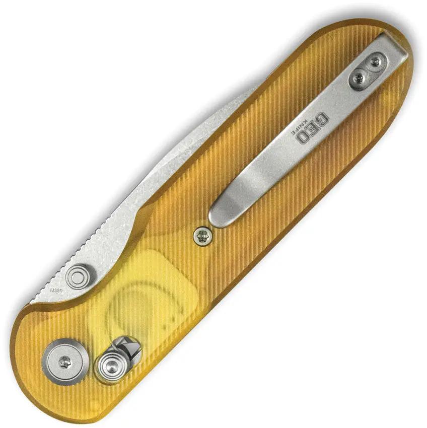 GEO Ethereal Cutter - Axis Lock Knife With Bohler M390 Blade Ultem Handle Pocket Clip by GEO Knife