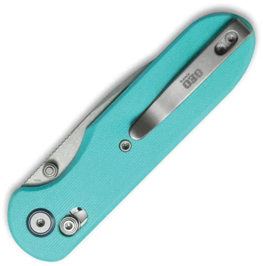 GEO Knife Ethereal Cutter Axis Lock Teal G10 Handle 3 Inch M390 Blade - Durable Everyday Carry by GEO Knife