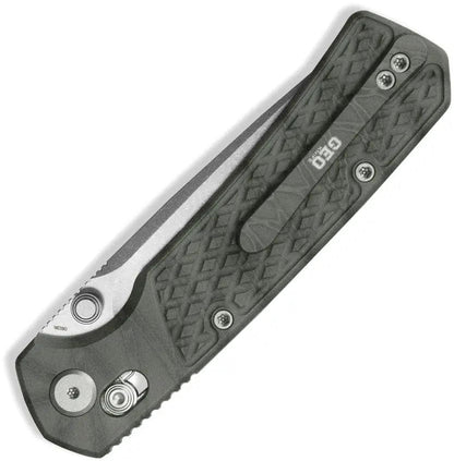 GEO Knife Blaze Axis Lock Tiger Stripe GEO2502C - Premium M390 Blade With Textured Titanium Handle by GEO Knife