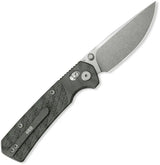 GEO Knife Blaze Axis Lock Tiger Stripe GEO2502C - Premium M390 Blade With Textured Titanium Handle by GEO Knife