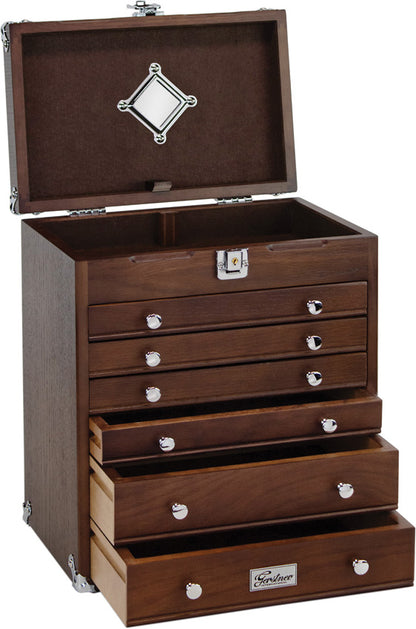 Gerstner International 6-Drawer Collector's Chest Oak GI-T16-D by Gerstner International