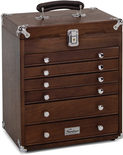 Gerstner International 6-Drawer Collector's Chest Oak GI-T16-D by Gerstner International