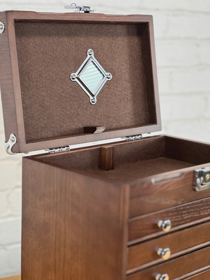 Gerstner International 6-Drawer Collector's Chest Oak GI-T16-D by Gerstner International