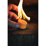 Green Fire Fire Starter 6 Pack Orange - Wax Based Biodegradable Clean Burning Visible Flame by Green Fire