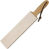 Garos Goods Paddle Strop 2 Inch GG2DSLS - Red Oak Construction With Brown Leather Double Sided Cowhide Strop USA Made by Garos Goods