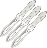 Hibben Competition Thrower Set GH2033 For Throwing Fans With 6.5 Inch Satin Blade Includes 18x18 Target And Belt Sheath by Hibben